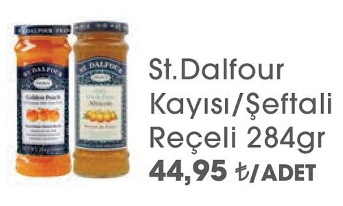 St.Dalfour Kayısı/Şeftali Reçeli 284gr image