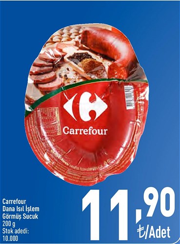 Carrefour Dana Isıl İşlem Görmüş Sucuk 200 G image