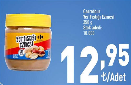 Carrefour Yer Fıstığı Ezmesi 350 G image