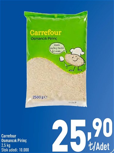 Carrefour Osmancık Pirinç 2,5 Kg image