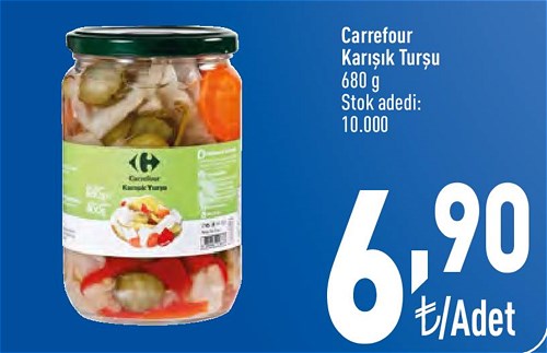 Carrefour Karışık Turşu 680 G image