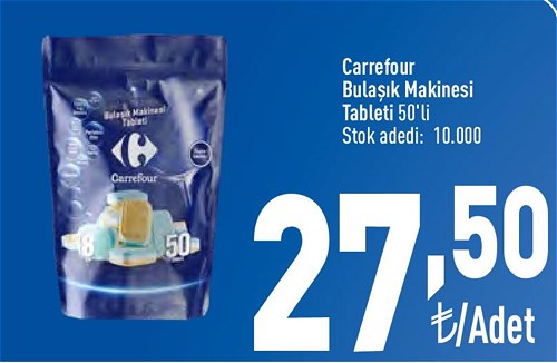 Carrefour Bulaşık Makinesi Tableti 50'li image