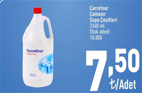 Carrefour Çamaşır Suyu Çeşitleri 2340 Ml image