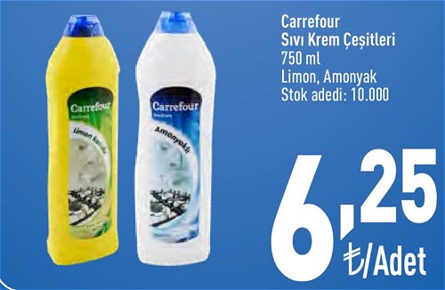 Carrefour Sıvı Krem Çeşitleri 750 Ml image