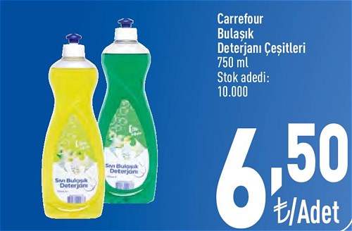 Carrefour Bulaşık Deterjanı Çeşitleri 750 Ml image