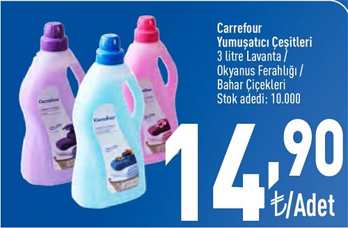 Carrefour Yumuşatıcı Çeşitleri 3 Litre image