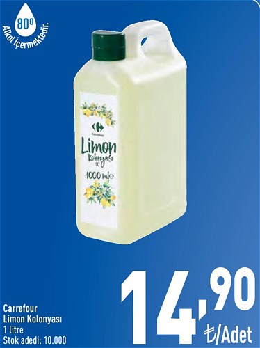 Carrefour Limon Kolonyası 1 Litre image