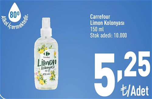 Carrefour Limon Kolonyası 150 Ml image