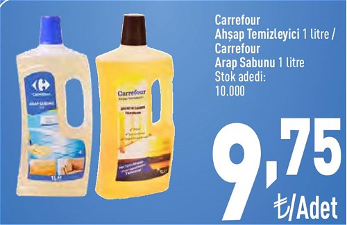 Carrefour Ahşap Temizleyici 1 litre / Arap Sabunu 1 Litre image