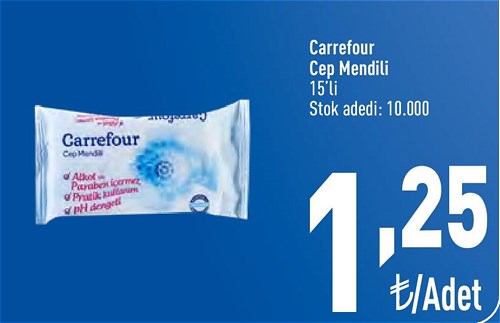 Carrefour Cep Mendili 15'li image