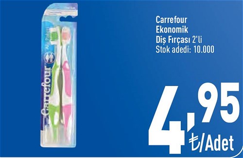 Carrefour Ekonomik Diş Fırçası 2'li image