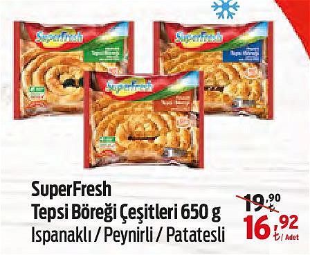 Superfresh Tepsi Böreği Çeşitleri 650 G image