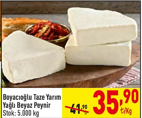 Boyacıoğlu Taze Yarım Yağlı Beyaz Peynir Kg image