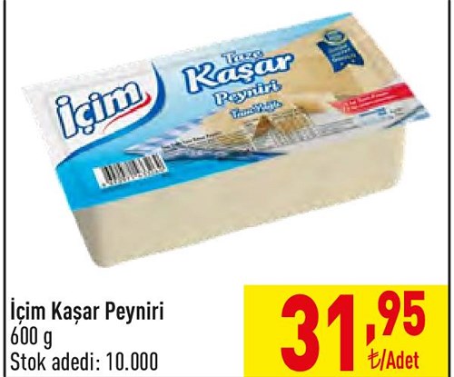 İçim Kaşar Peyniri 600 g image