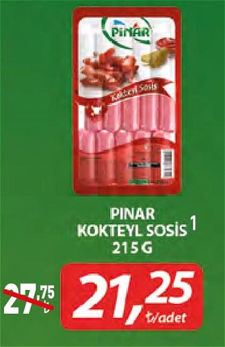 Pınar Kokteyl Sosis 215 g image