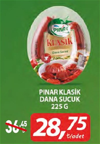 Pınar Klasik Dana Sucuk 225 g image