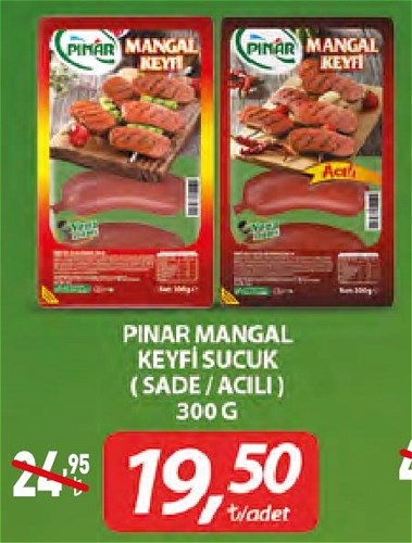 Pınar Mangal Keyfi Sucuk (Sade/Acılı) 300 g image