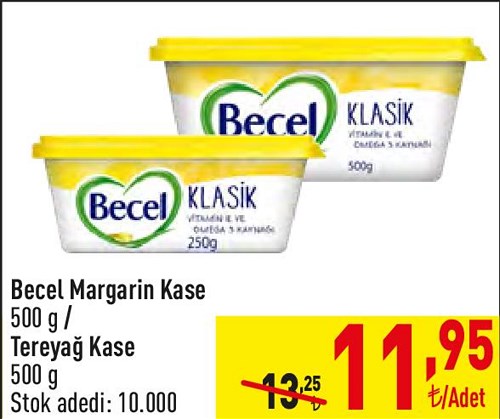 Becel Margarin Kase 500 g / Tereyağ Kase 500 g image