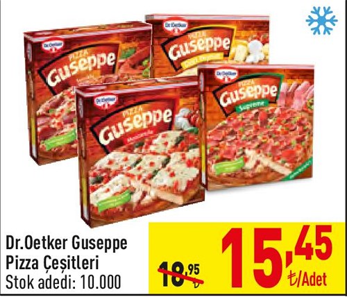 Dr. Oetker Guseppe Pizza Çeşitleri image