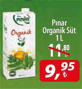 Pınar Organik Süt 1 L image