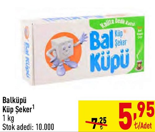 Balküpü Küp Şeker 1 kg image