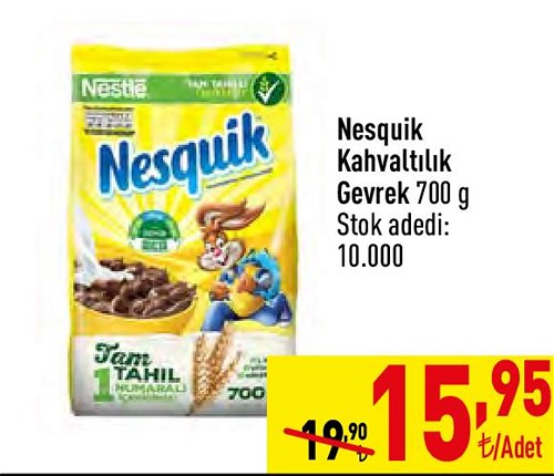 Nesquik Kahvaltılık Gevrek 700 g image