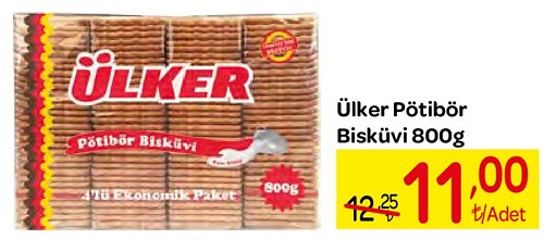 Ülker Pötibör Bisküvi 800 g image