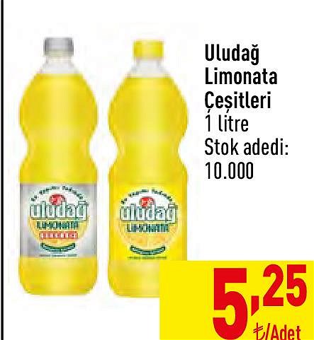 Uludağ Limonata Çeşitleri 1 l image