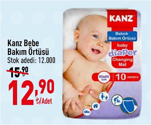 Kanz Bebe Bakım Örtüsü  image