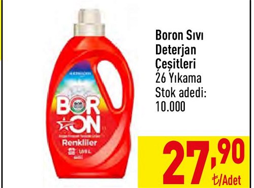 Boron Sıvı Deterjan Çeşitleri 26 Yıkama image