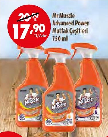 Mr Muscle Advancad Power Mutfak Çeşitleri 750 ml image