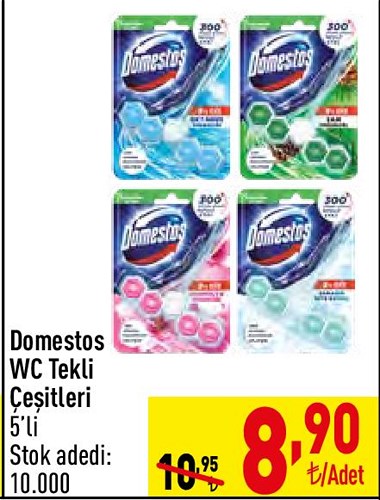 Domestos Wc Tekli Çeşitleri 5'li image