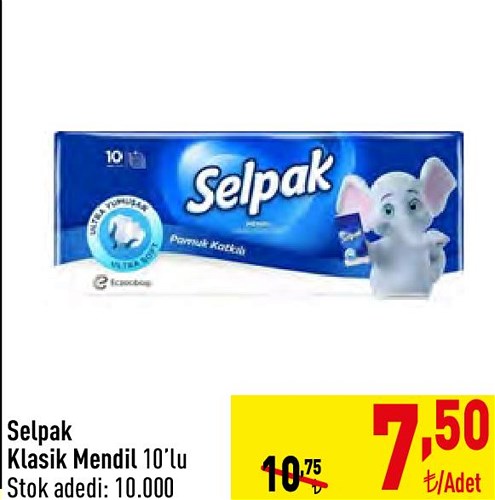 Selpak Klasik Mendil 10'lu image