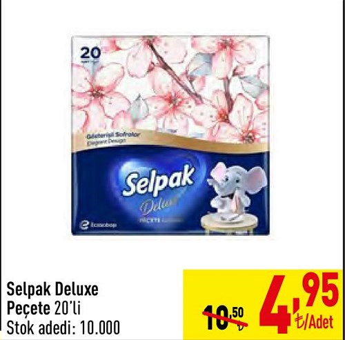 Selpak Deluxe Peçete 20'li image