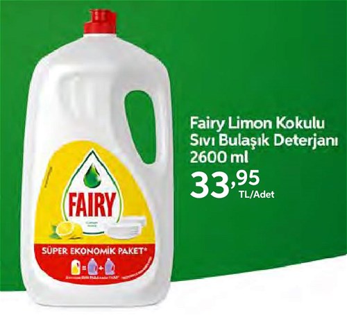 Fairy Limon Kokulu Sıvı Bulaşık Deterjanı 2600 ml image