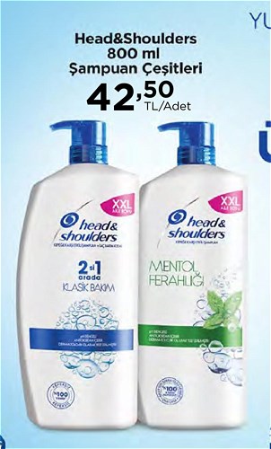 Head&Shoulders 800 ml Şampuan Çeşitleri image