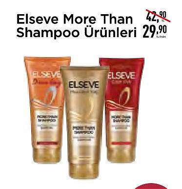 Loreal Elseve More Than Shampoo Ürünleri image