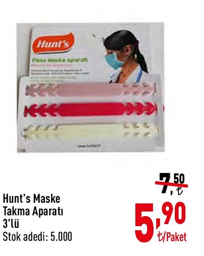 Hunt's Maske Takma Aparatı 3'lü image