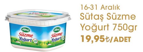 Sütaş Süzme Yoğurt 750 gr image