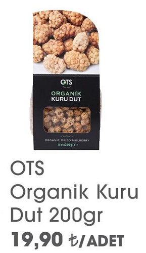 OTS Organik Kuru Dut 200 gr image