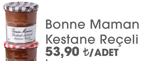 Bonne Maman Kestane Reçeli image
