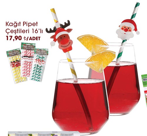 Kağıt Pipet Çeşitleri 16'lı image