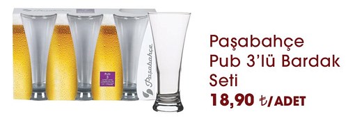 Paşabahçe Pub 3'lü Bardak Seti image