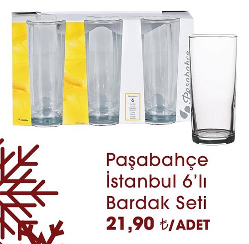 Paşabahçe İstanbul 6'lı Bardak Seti image