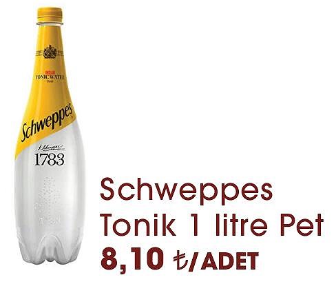 Schweppes Tonik 1 litre Pet image