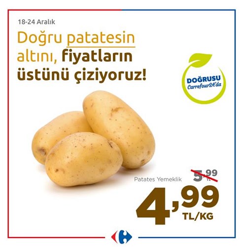 Patates Yemeklik Kg image