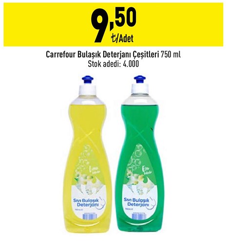 Carrefour Bulaşık Deterjanı Çeşitleri 750 ml image