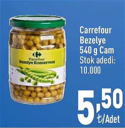 Carrefour Bezelye 540 g Cam image