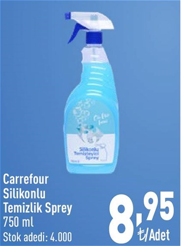 Carrefour Silikonlu Temizlik Sprey 750 ml image