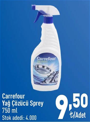 Carrefour Yağ Çözücü Sprey 750 ml image